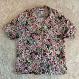 Vintage Pendleton Floral Button Up